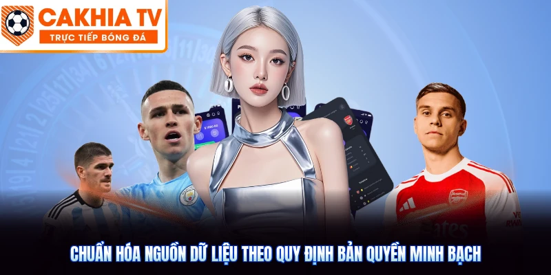 Chuẩn hóa nguồn dữ liệu theo quy định bản quyền minh bạch
